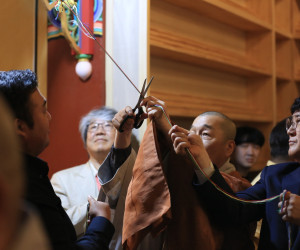 본존불 점안식